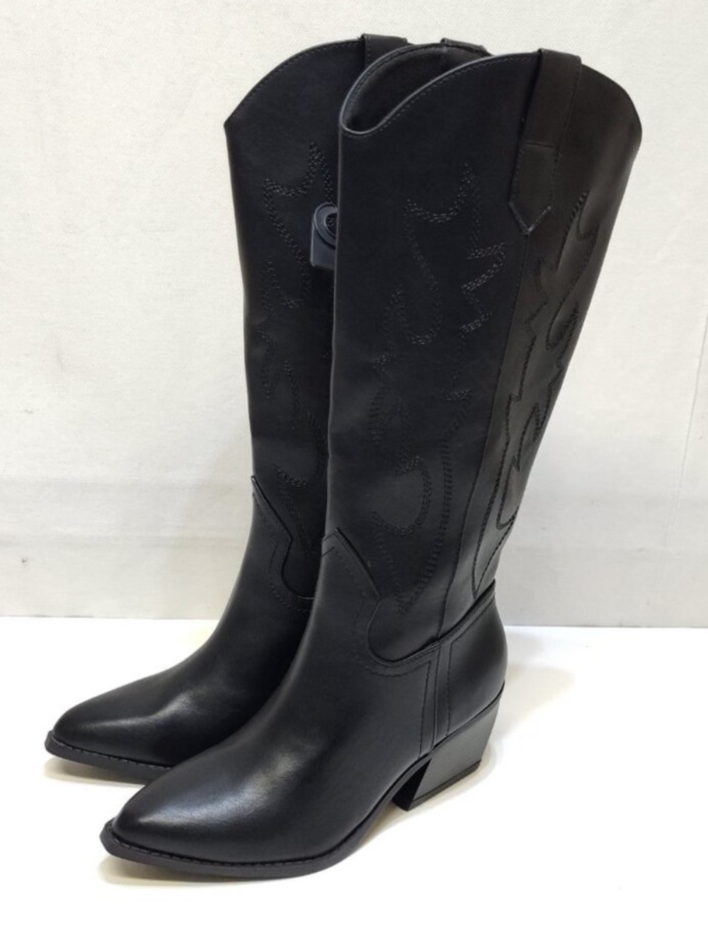 Madden NYC Black Cowgirl Boots